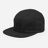 Hat - Five Panel - Black 8 (3 colors)