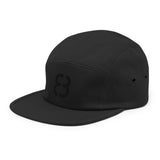 Hat - Five Panel - Black 8 (3 colors)