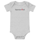 Baby Onesie - Black Opinion8ed Logo (2 colors)