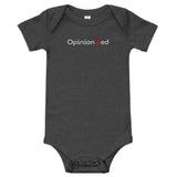 Baby Onesie - White Opinion8ed Logo (2 colors)