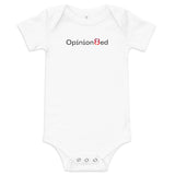 Baby Onesie - Black Opinion8ed Logo (2 colors)