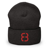 Hat - Cuffed Beanie - Red 8 (5 colors)