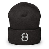 Hat - Cuffed Beanie - White 8 (5 colors)