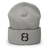Hat - Cuffed Beanie - Black 8 (5 colors)
