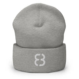 Hat - Cuffed Beanie - White 8 (5 colors)