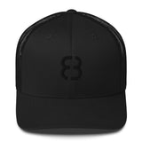 Hat - Trucker - Black 8 (6 colors)