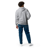 Unisex Heavy Blend Full Zip Hoodie - Red 8 Embroider (4 colors)