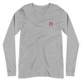 Unisex Long Sleeve Tee - Red 8 (5 colors)