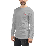 Unisex Long Sleeve Tee - Red 8 (5 colors)