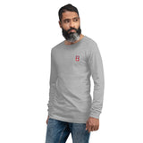 Unisex Long Sleeve Tee - Red 8 (5 colors)