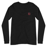 Unisex Long Sleeve Tee - Red 8 (5 colors)